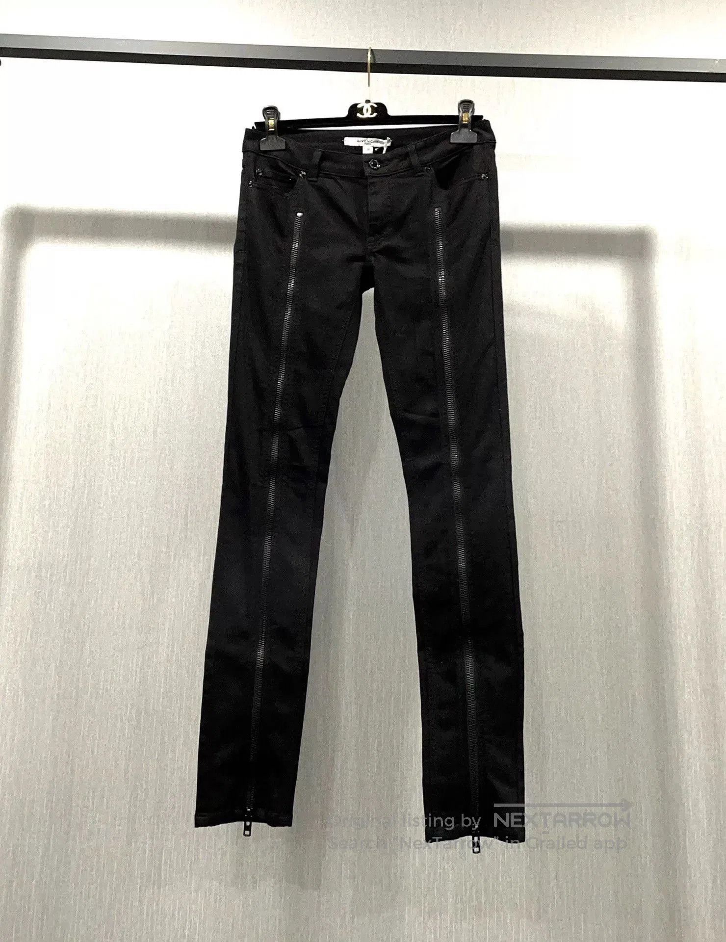 Givenchy GIVENCHY Black Zipper Design Skinny Jeans. Size US 38 / EU 54 - 5 Thumbnail