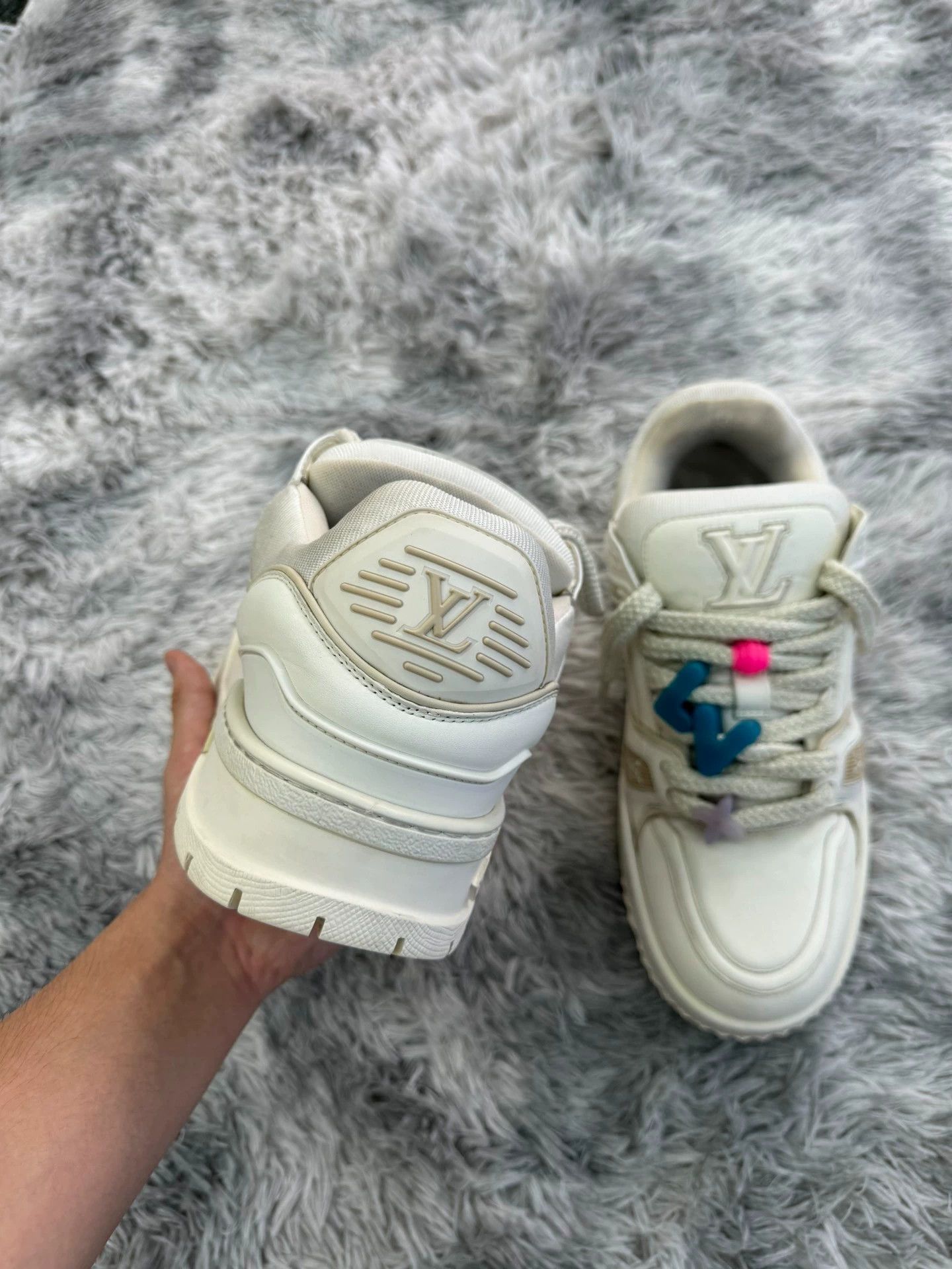 Louis Vuitton Louis Vuitton LV Trainer Maxi (White) Size US 10 / EU 43 - 2 Thumbnail