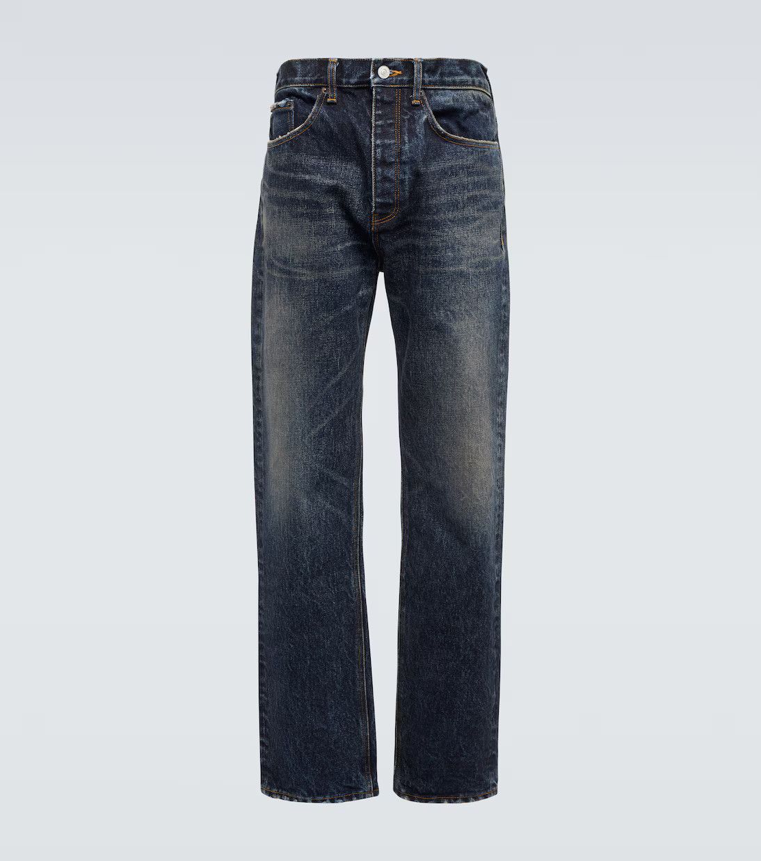 Balenciaga Straight Leg Denim Mid Rise Size US 29 - 1 Thumbnail