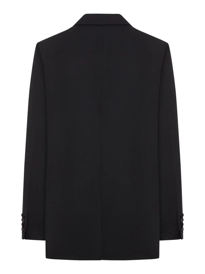 Saint Laurent Paris SAINT LAURENT Black Wool Smoking Jacket New & Authentic Size S / US 4 / IT 40 - 2 Thumbnail