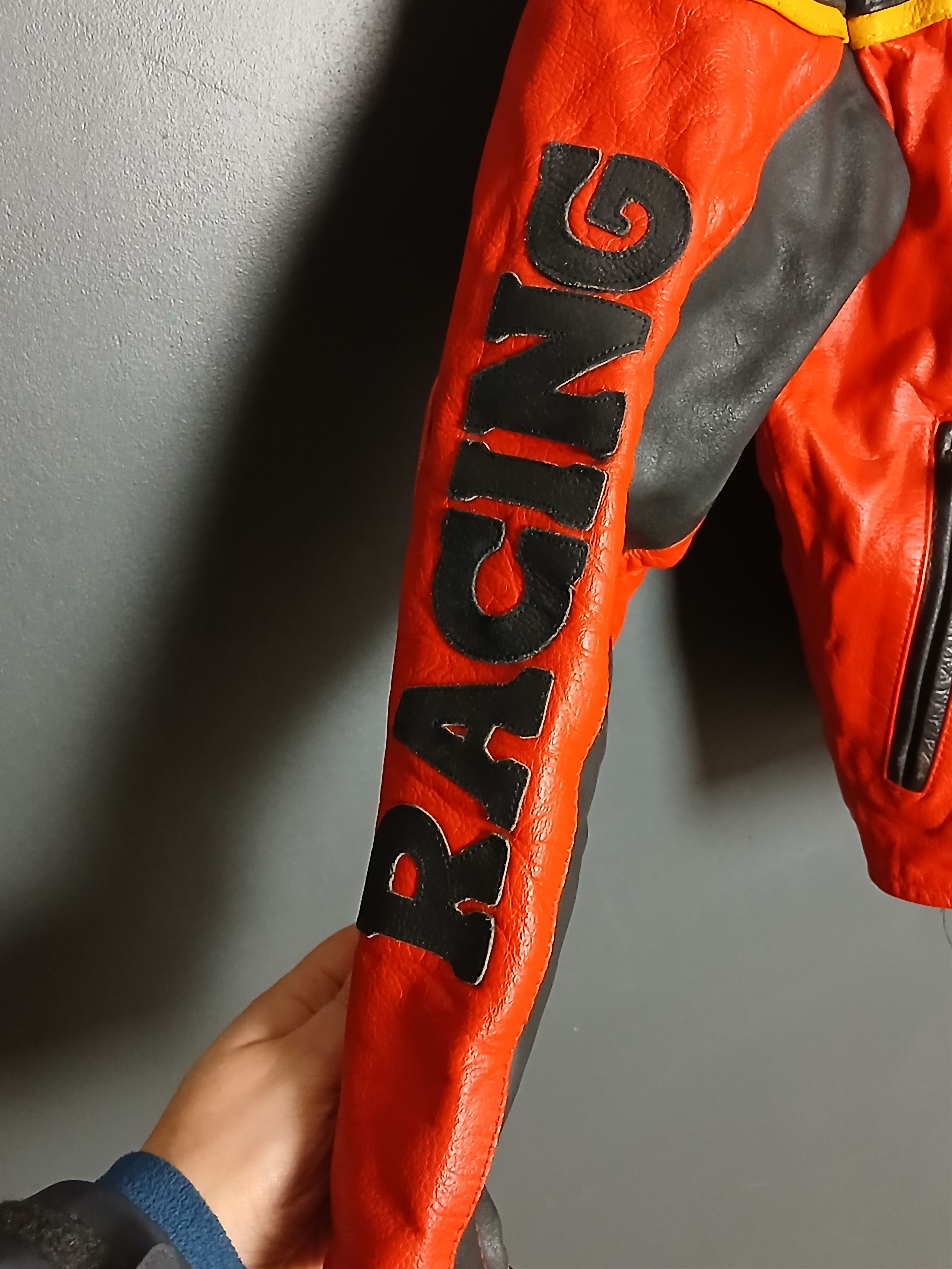 Ferrari F1 Racing Kids Leather Jacket