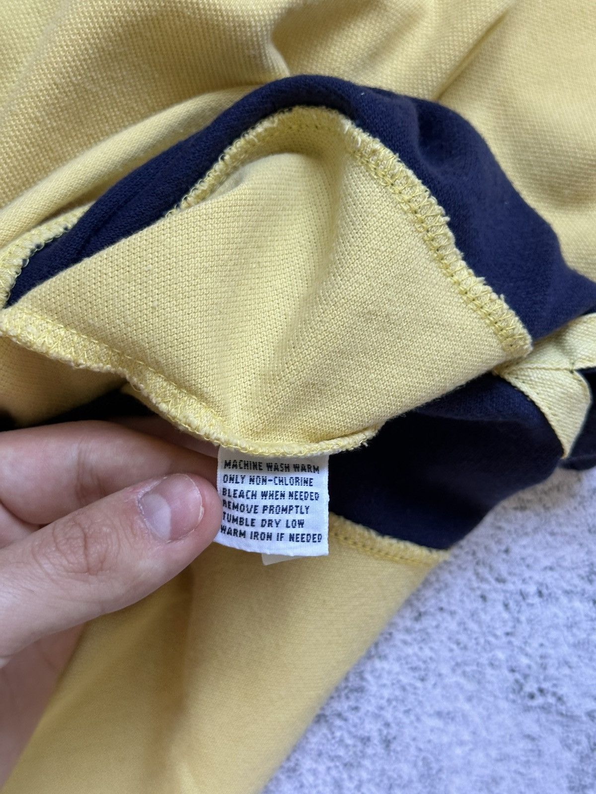 Polo Ralph Lauren Vintage Polo Ralph Lauren Yellow Y2K Big Logo Size US XL / EU 56 / 4 - 13 Thumbnail