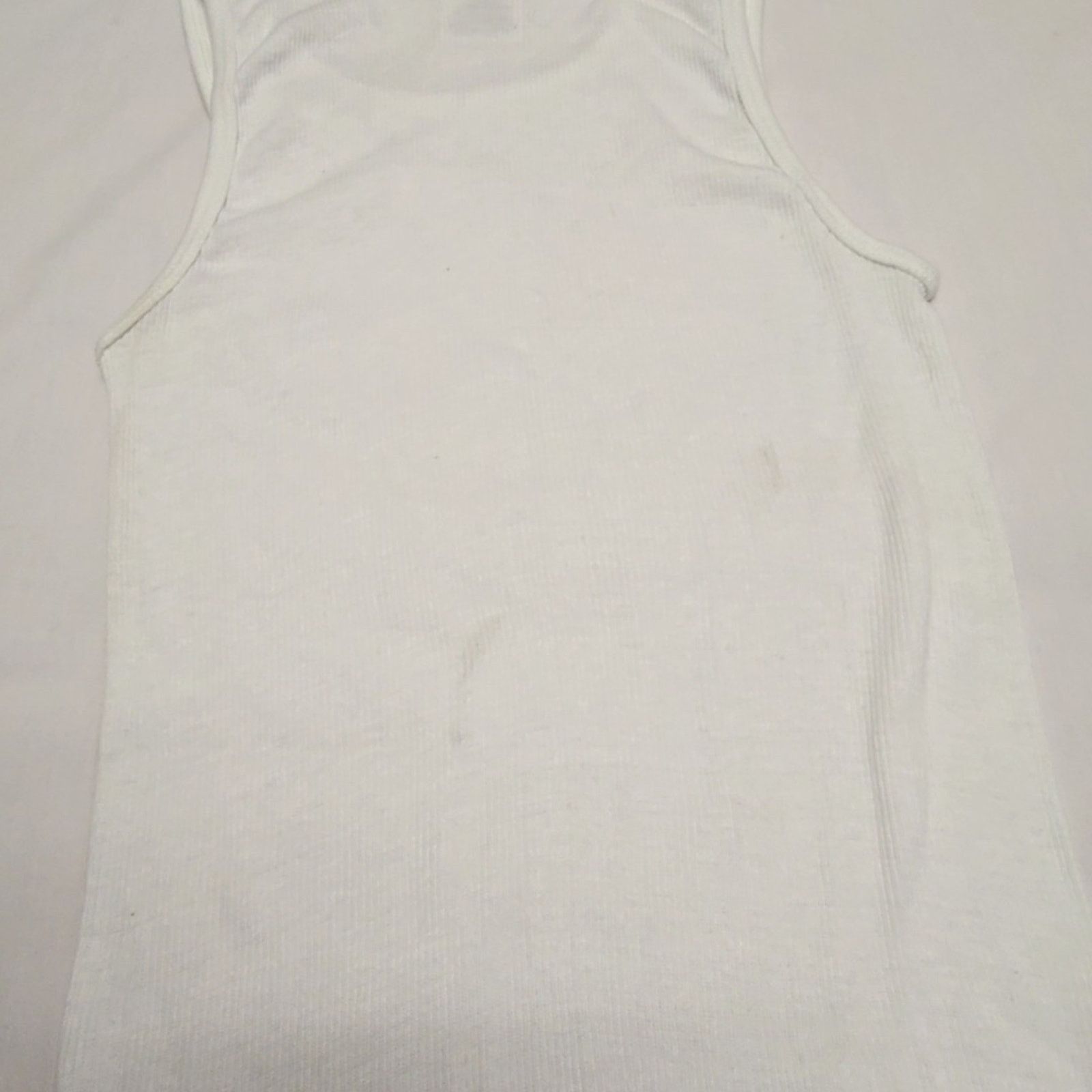 Vintage Vintage Miller Tank Top White Ribbed 90s M Sleeveless Shirt Size US M / EU 48-50 / 2 - 7 Thumbnail
