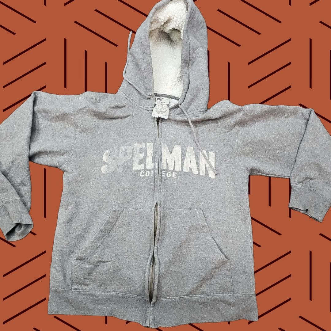 Vintage Spelman College Hoodie Women Small Gray Sweatshirt Full Zip MV Sport Sweatshirt Hoodie College University Ladies MV Sport Regular S Size S / US 4 / IT 40 - 1 Thumbnail