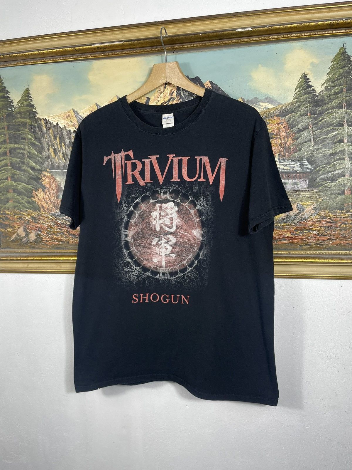Band Tees × Vintage Trivium Shogun Black T-shirt Tee Merch 2008 Metal Rock Heavy Size US L / EU 52-54 / 3 - 3 Thumbnail