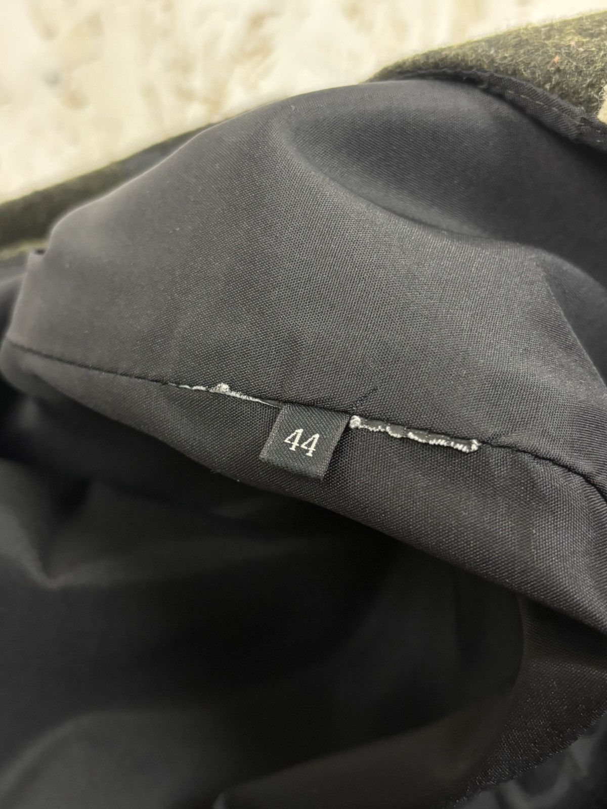 Prada 00s Prada FW06 Military Wool Shearling Details Skirt Archive Size 30" / US 8 / IT 44 - 10 Thumbnail