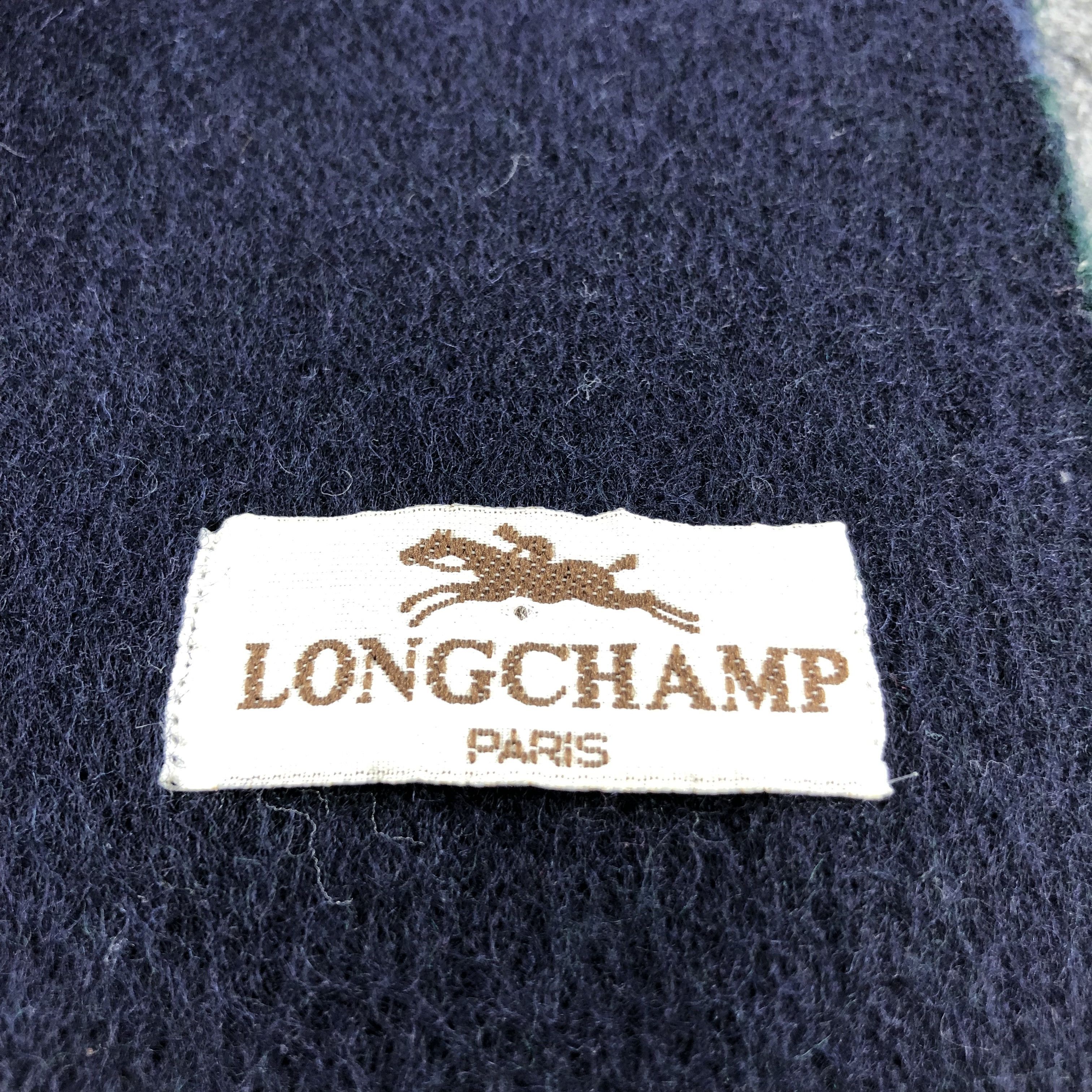 Longchamp Longchamp Wool Scarf Muffler Neck Warmer V585 Size ONE SIZE - 5 Thumbnail
