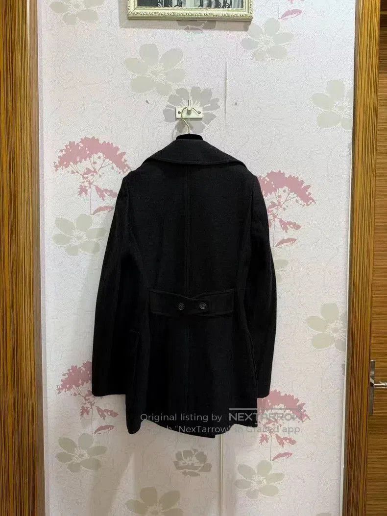 Loro Piana Black Cashmere Coat.