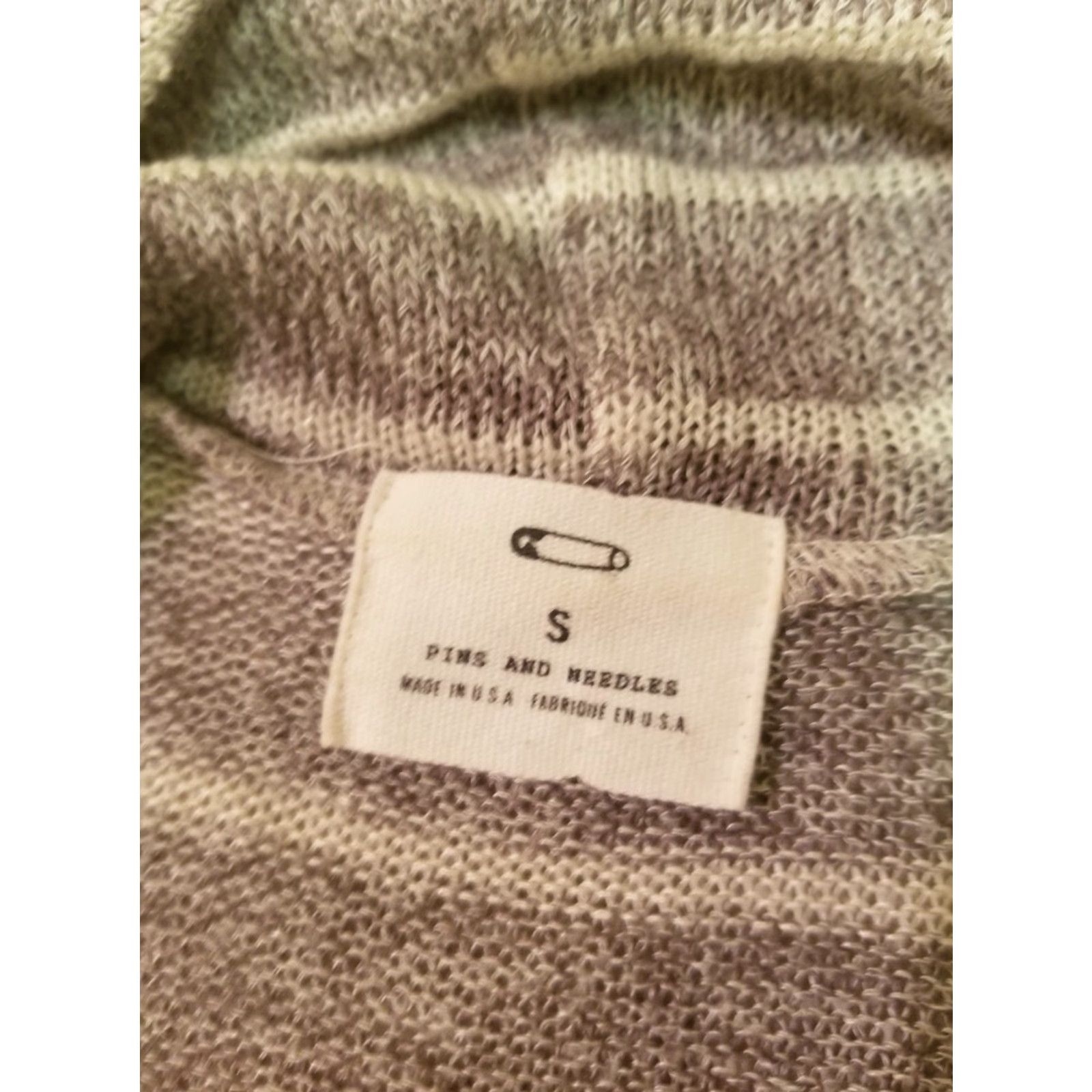 Vintage Urban Outfitters Pins And Needles Striped Cardigan Sweater S Womens Size S / US 4 / IT 40 - 3 Thumbnail