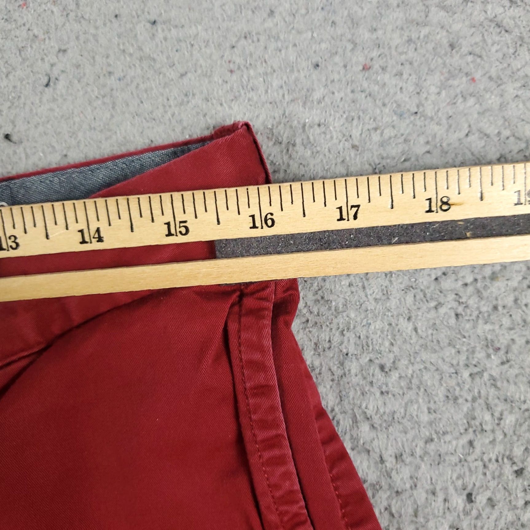 J.Crew VINTAGE J.Crew Men's Shorts Size 32 Red Casual Flat Front Chino Summer Size US 32 / EU 48 - 4 Thumbnail