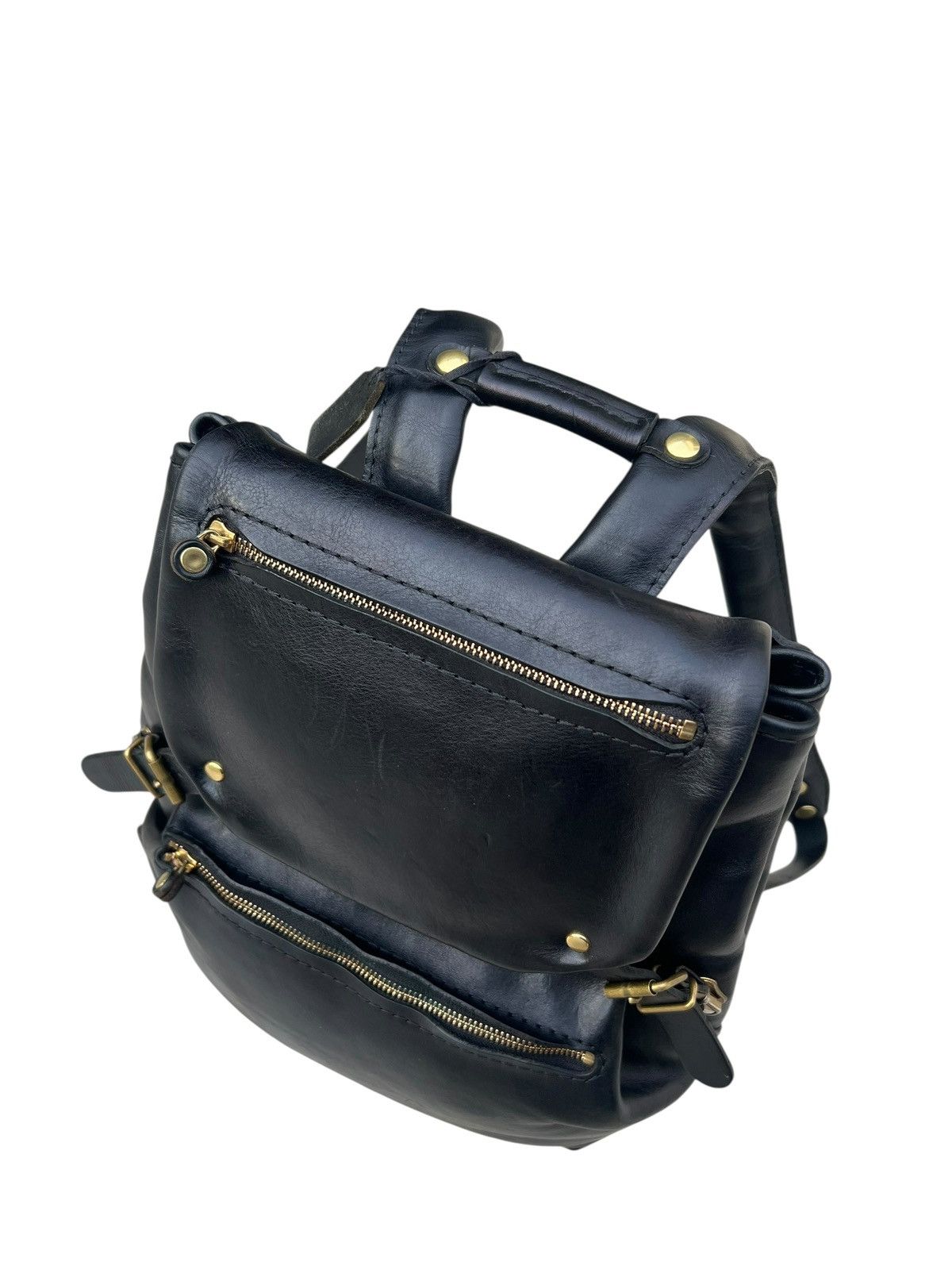 Leather Horsehide Leather Backpack By HERZ Japan Size ONE SIZE - 20 Thumbnail