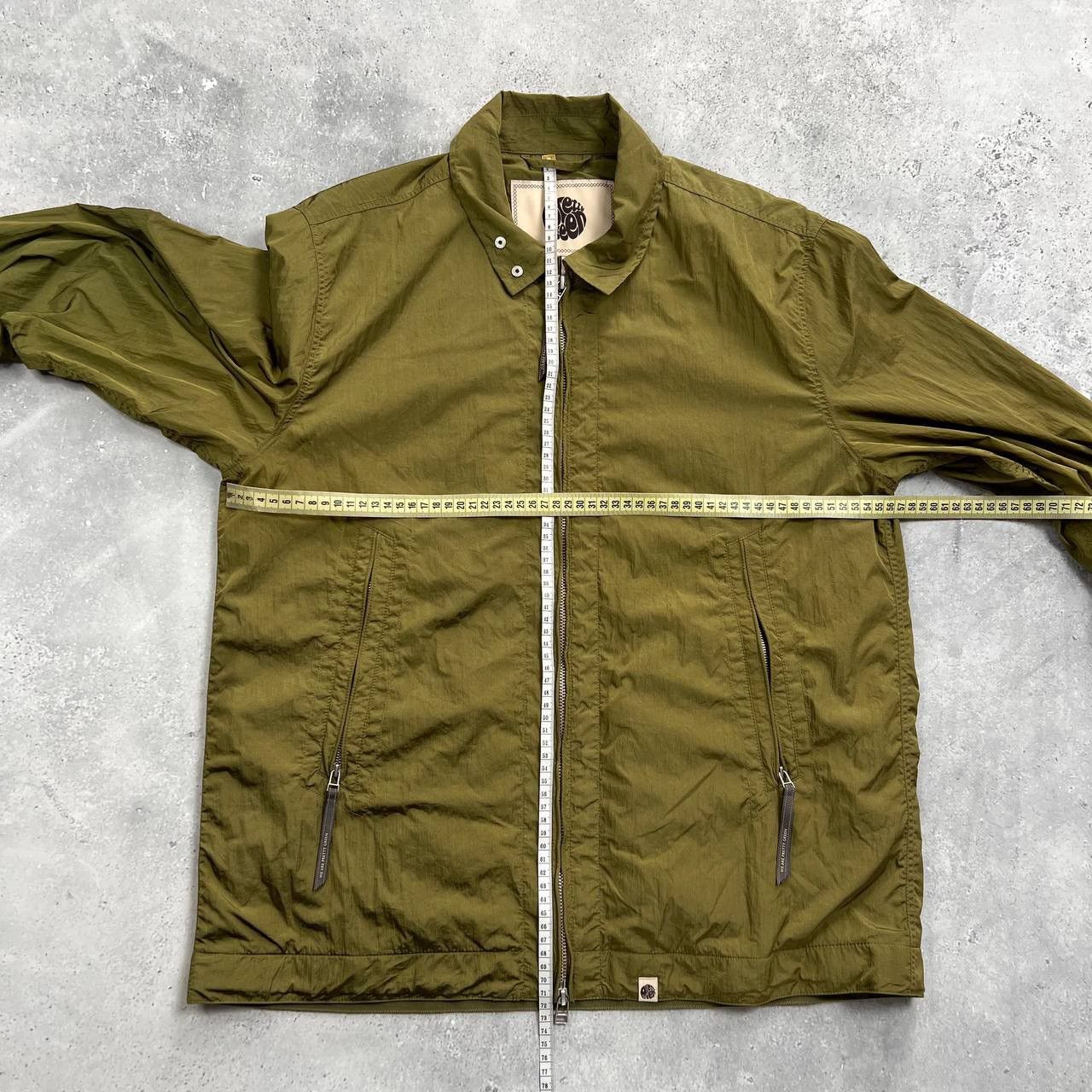 Pretty Green Pretty Green Crinkle Nylon Light Jacket Green Size L Size US L / EU 52-54 / 3 - 18 Thumbnail