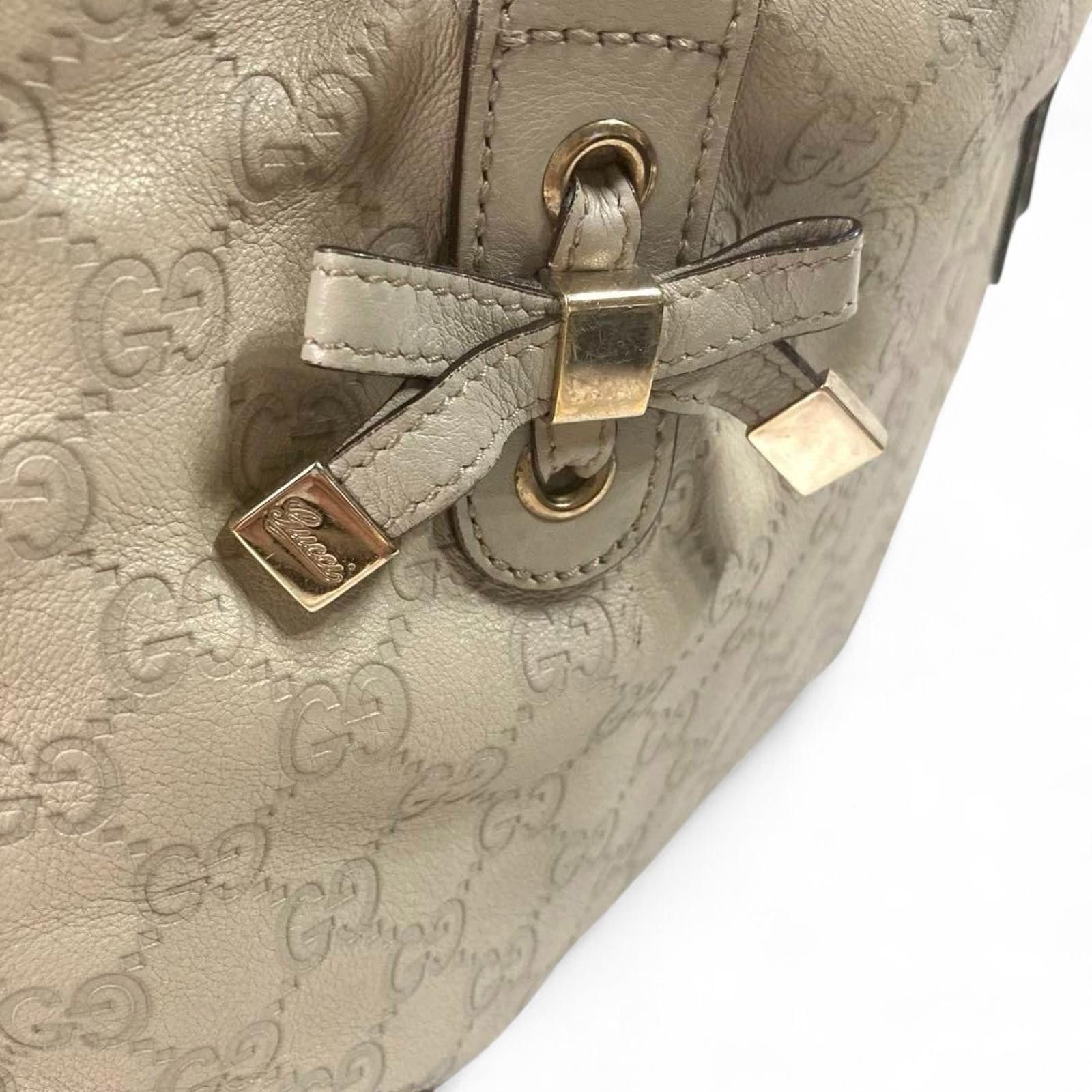 Gucci Gucci - Beige Monogram GG Canvas Tote Bag Size ONE SIZE - 4 Thumbnail