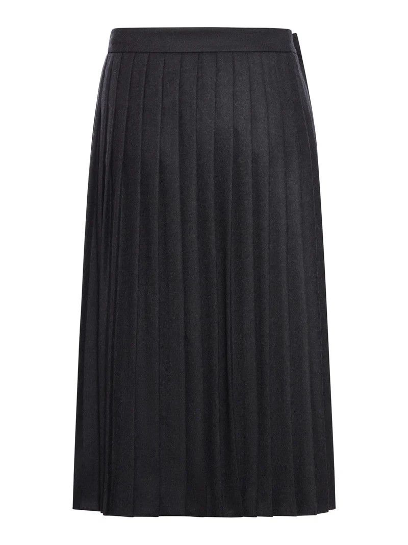 Prada PRADA Anthracite Wool Skirt New Size 32" / US 10 / IT 46 - 2 Thumbnail
