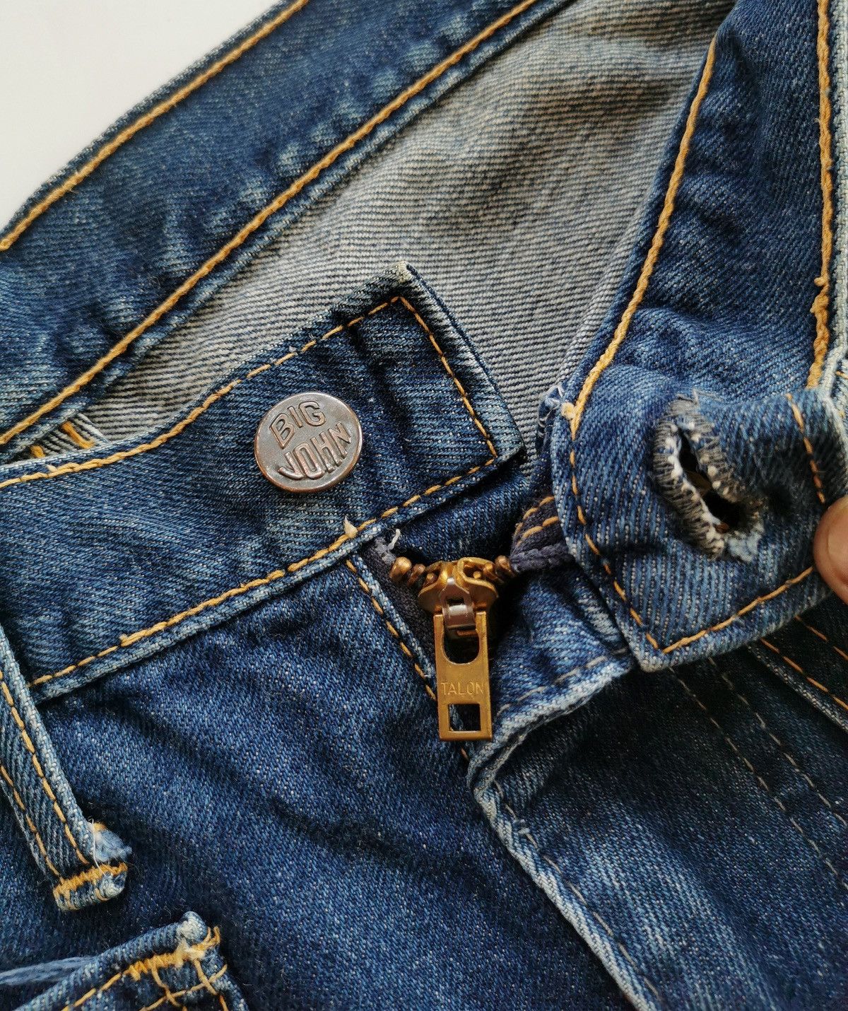 Big John Vintage 70s 80s Big John Flare Bootcut Bell Bottom Jeans Size US 30 / EU 46 - 9 Thumbnail