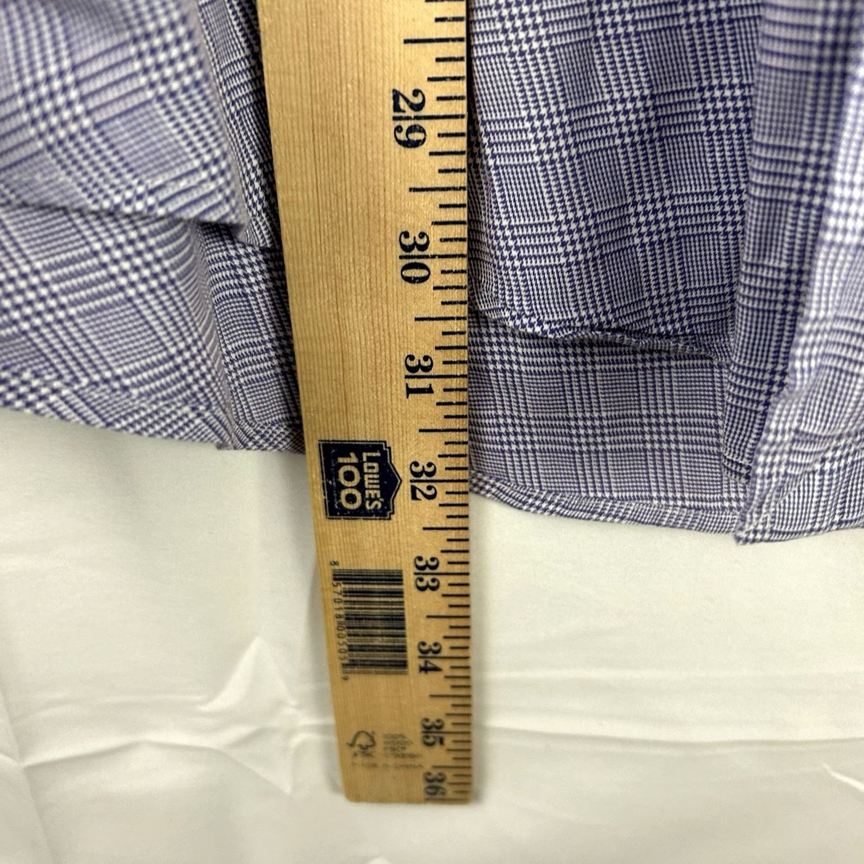Ralph Lauren VINTAGE Ralph Lauren Yarmouth Long Sleeve Men Shirt Large 15 1/2 34/35 Purple Glen Check Size US L / EU 52-54 / 3 - 7 Thumbnail