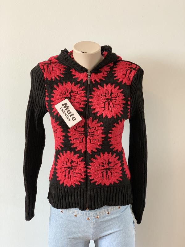Japanese Brand Zip Up black jumper sz S new Size S / US 4 / IT 40 - 1 Thumbnail