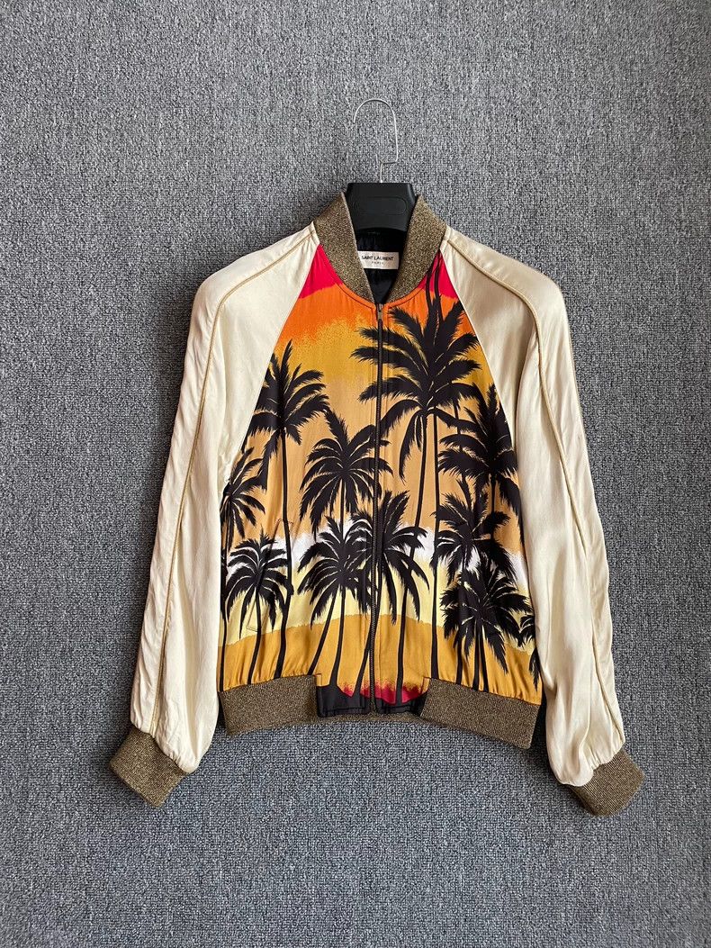 Saint Laurent Paris Saint Laurent Paris 16 SS coconut tree jacket Size US S / EU 44-46 / 1 - 1 Thumbnail