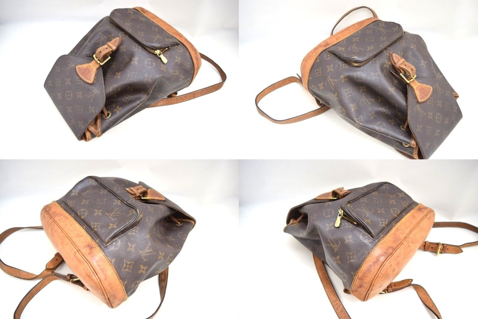 Louis Vuitton Louis Vuitton Montsouris MM Backpack Monogram M51136 Size ONE SIZE - 3 Thumbnail