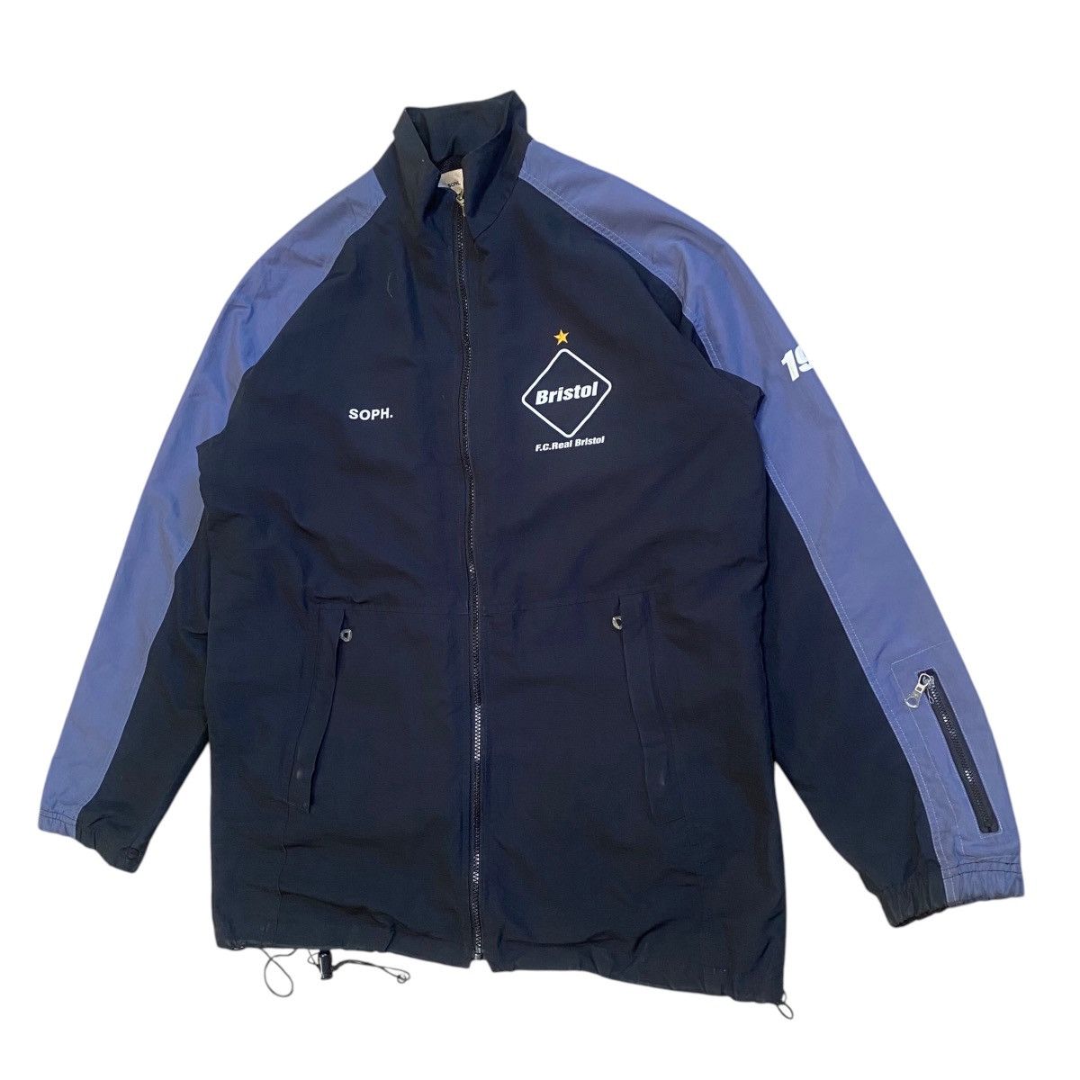 F.C. Real Bristol × Sophnet. × Vintage 💥VTG SOPH. BRISTOL FC SPORT TRAINER JACKET Size US L / EU 52-54 / 3 - 3 Thumbnail
