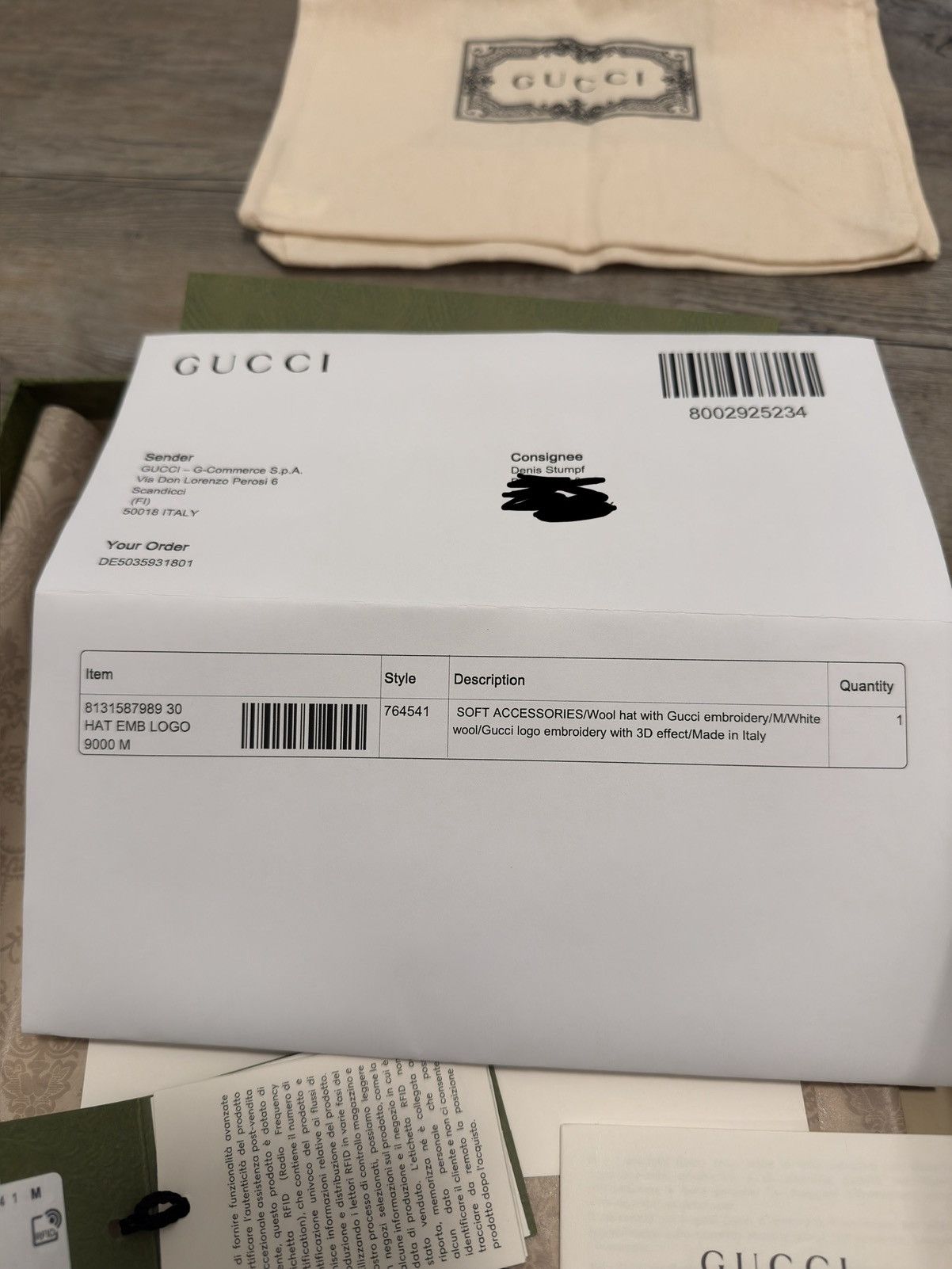 Gucci Gucci Wool Beanie Size ONE SIZE - 5 Thumbnail