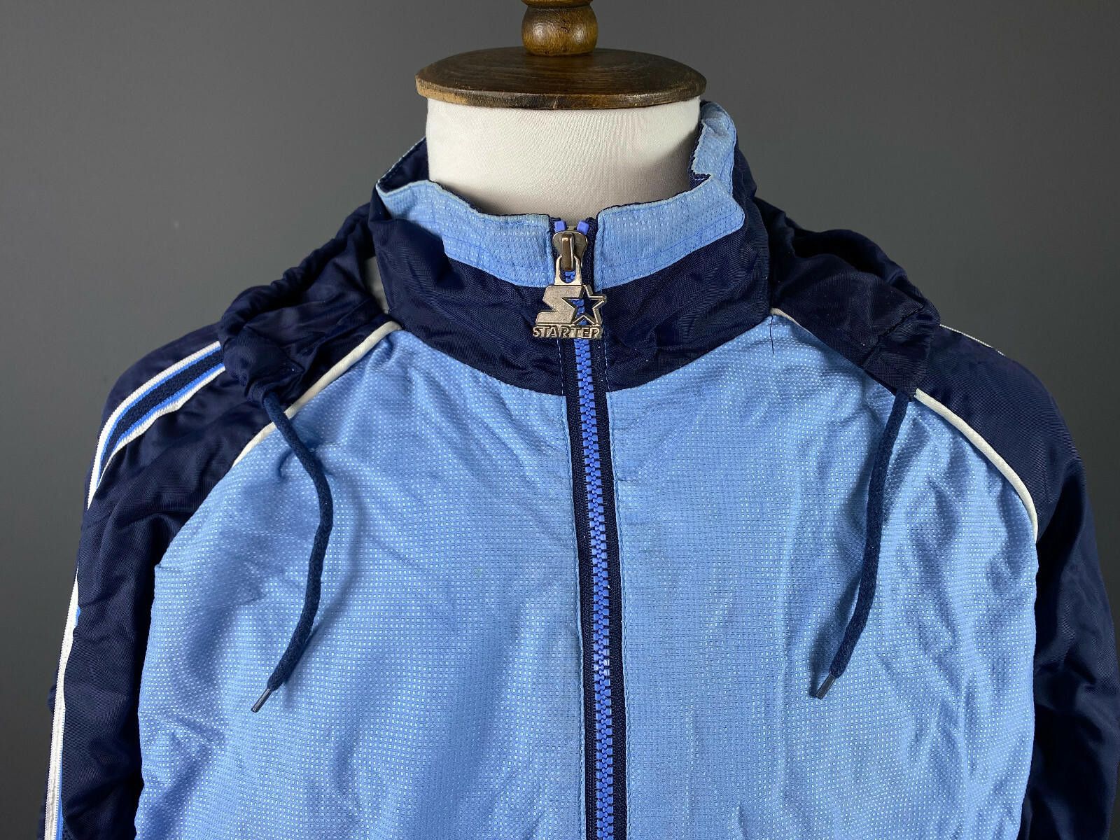 Starter Vintage Starter Carolina Tar Heels Full Zip Jacket Size L Size US L / EU 52-54 / 3 - 2 Thumbnail