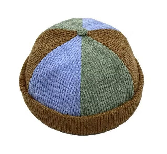 Japanese Brand Corduroy Brimless Melon Hat Size ONE SIZE - 1 Thumbnail