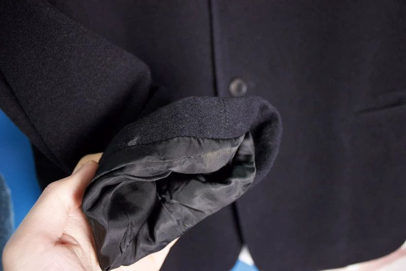 Yohji Yamamoto Yohji Yamamoto size m Men's scarf collar blazer 2505-Nexta Size 36R - 3 Thumbnail