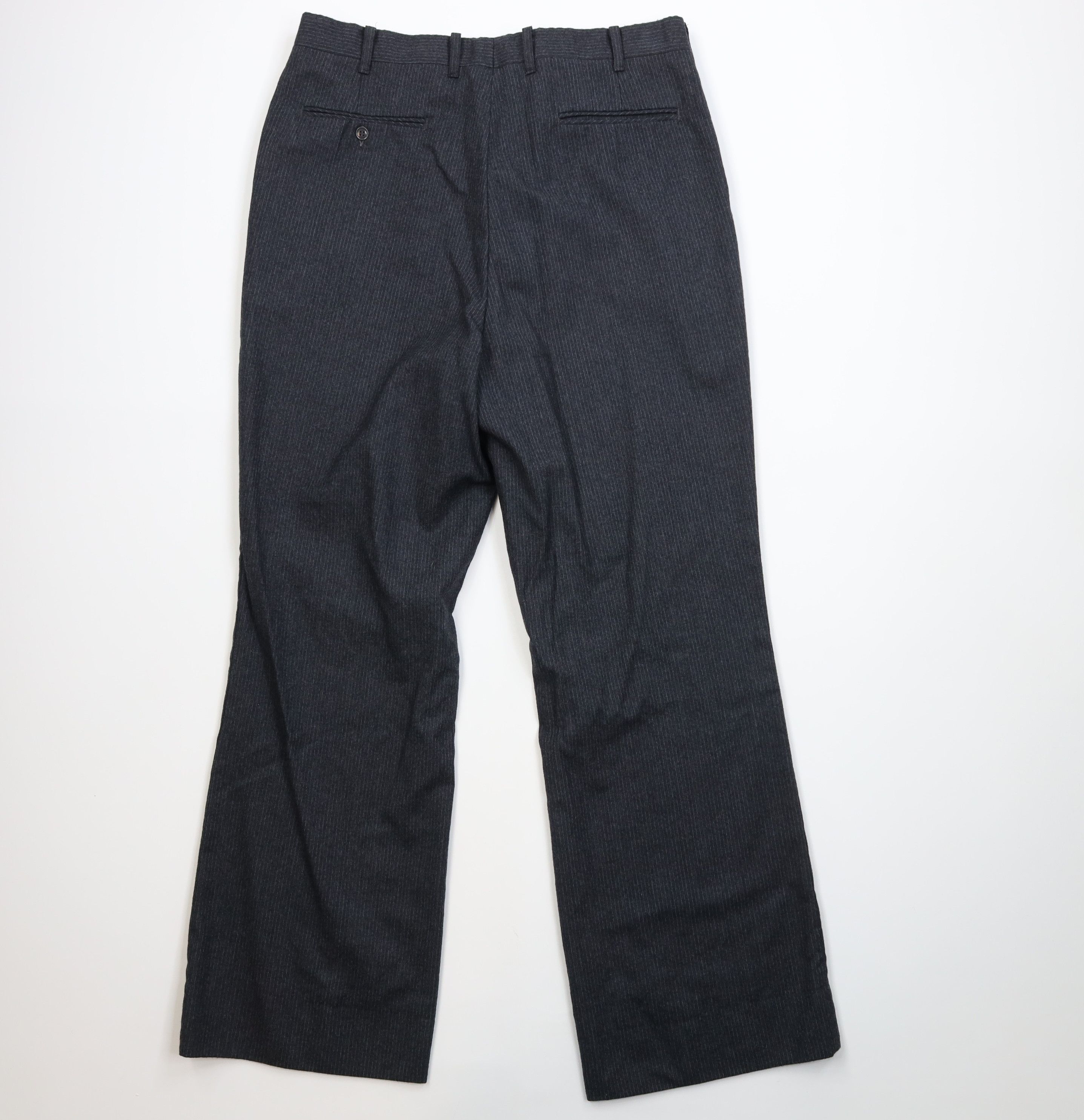 Vintage Vintage 70s Streetwear Pinstriped Bell Bottoms Chino Pants Size US 38 / EU 54 - 10 Thumbnail