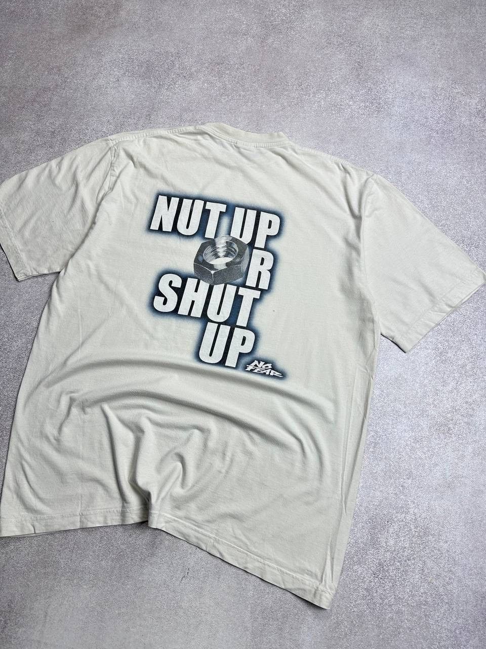 JNCO × No Fear × Vintage Vintage No Fear Nut Up Or Shut Up T-shirt JNCO Style Y2K L Size US L / EU 52-54 / 3 - 2 Thumbnail