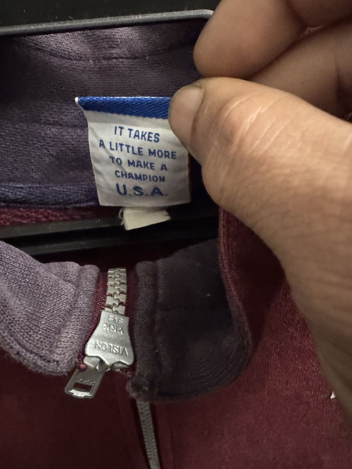Other USA Champion half-zipper vintage Size US M / EU 48-50 / 2 - 6 Thumbnail