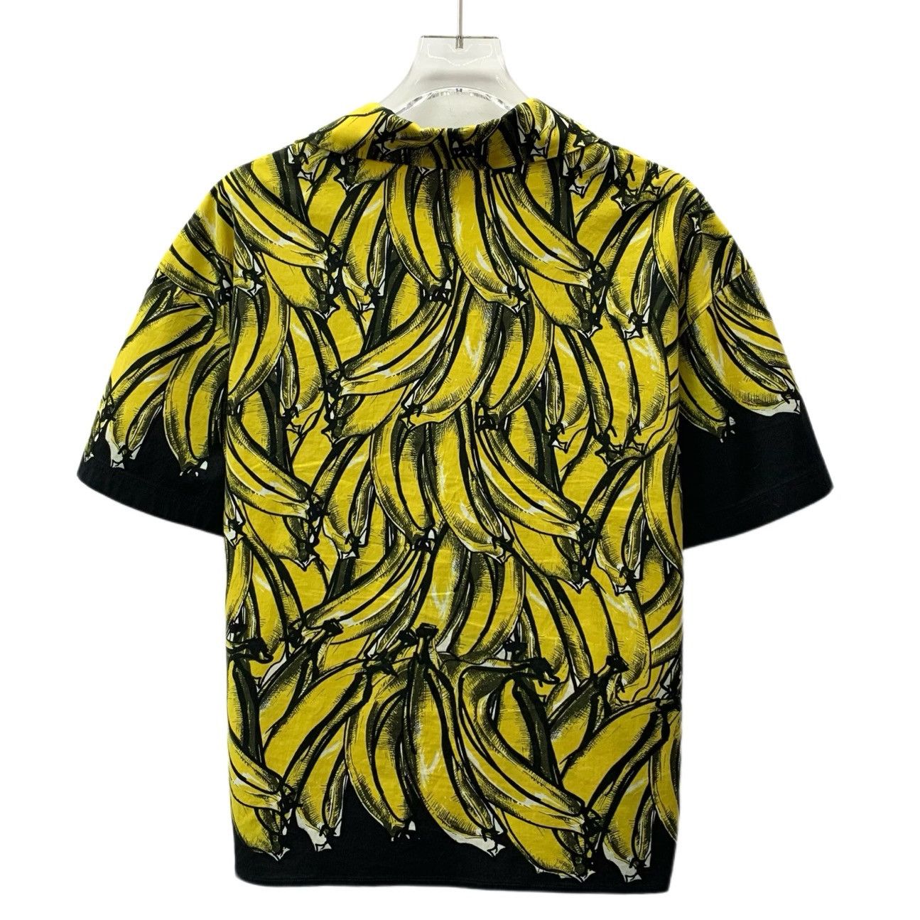 Prada Prada Shirt – Yellow Banana Print Button-Up (Size S) Size XS / US 0-2 / IT 36-38 - 7 Thumbnail