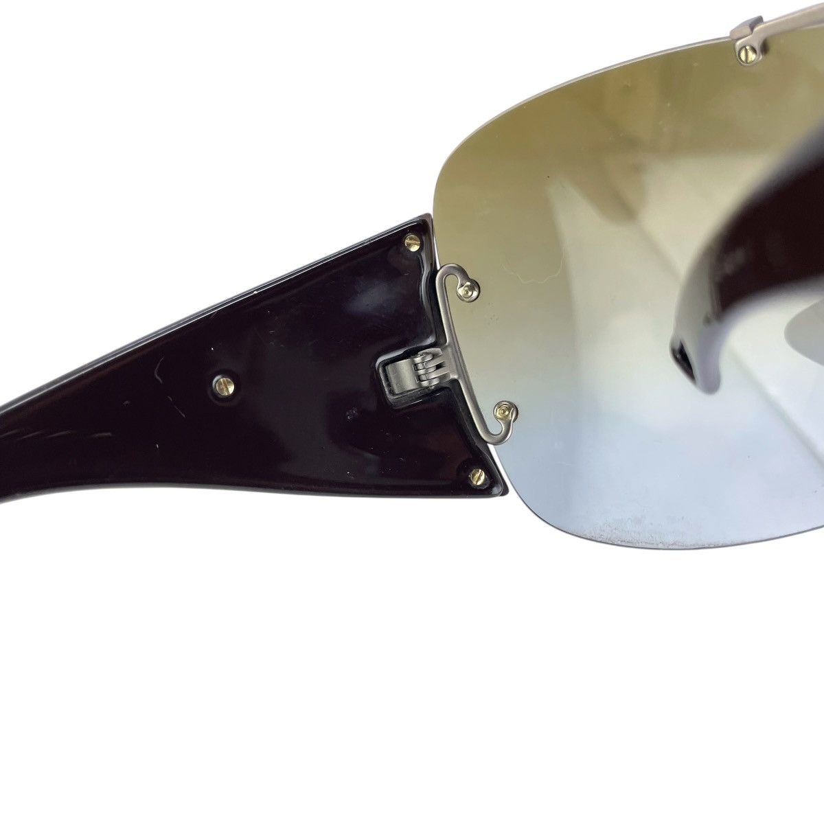 Christian Dior Monsieur VINTAGE CHRISTIAN DIOR DIORITO 1 LRVJN SKI SHIELD SUNGLASSES Size ONE SIZE - 12 Thumbnail