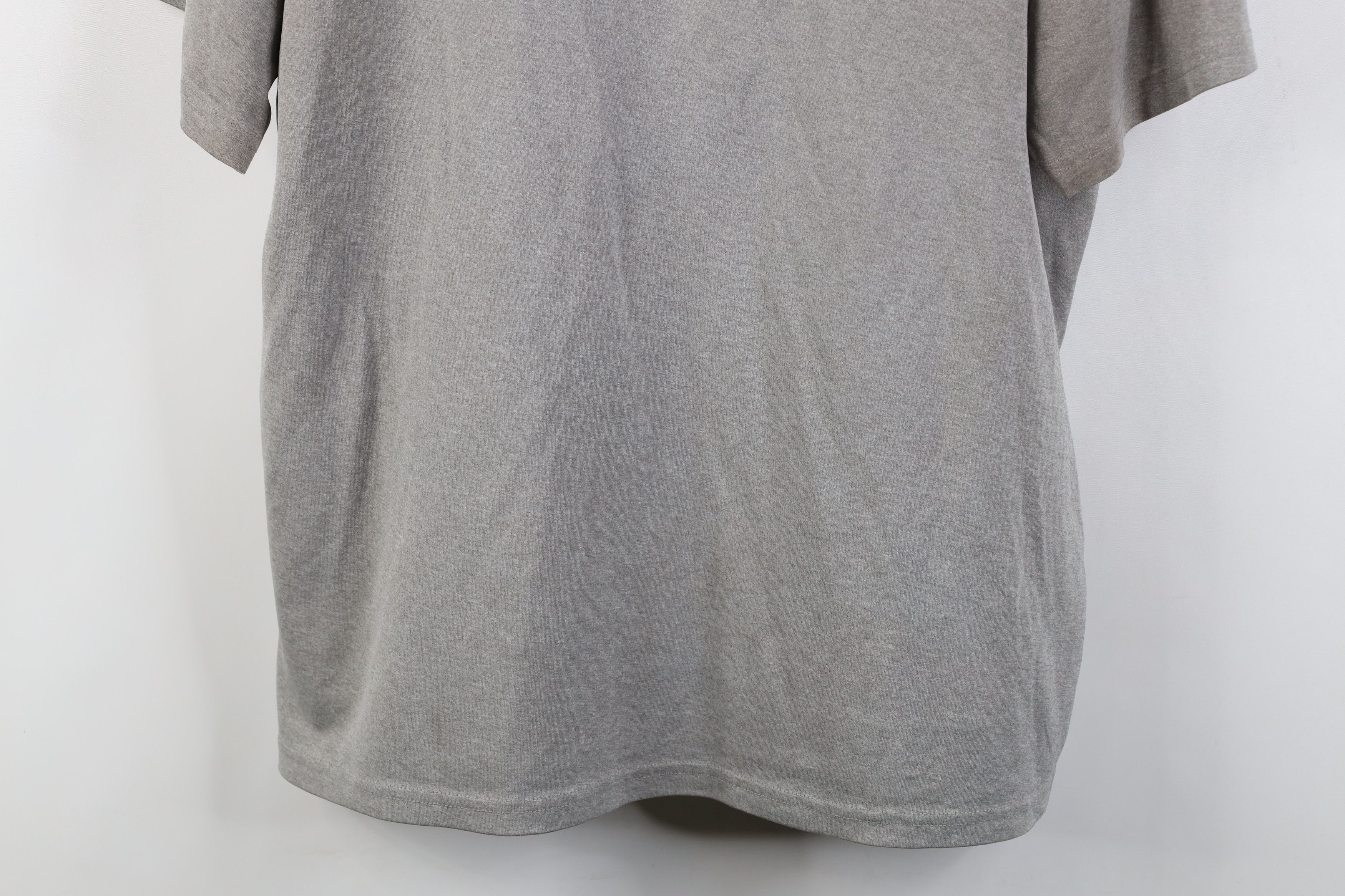 Nike Vintage Nike Travis Scott Mini Swoosh Knit T-Shirt Gray Size US XXL / EU 58 / 5 - 3 Thumbnail