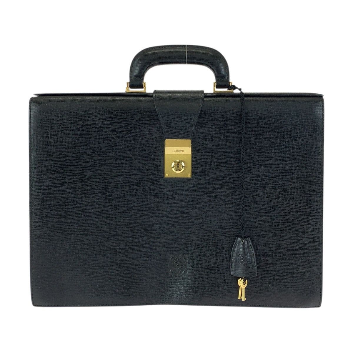 Loewe Loewe Loewe Leather Briefcase Leather Business Bag DUTY FREE for USA Size ONE SIZE - 1 Thumbnail