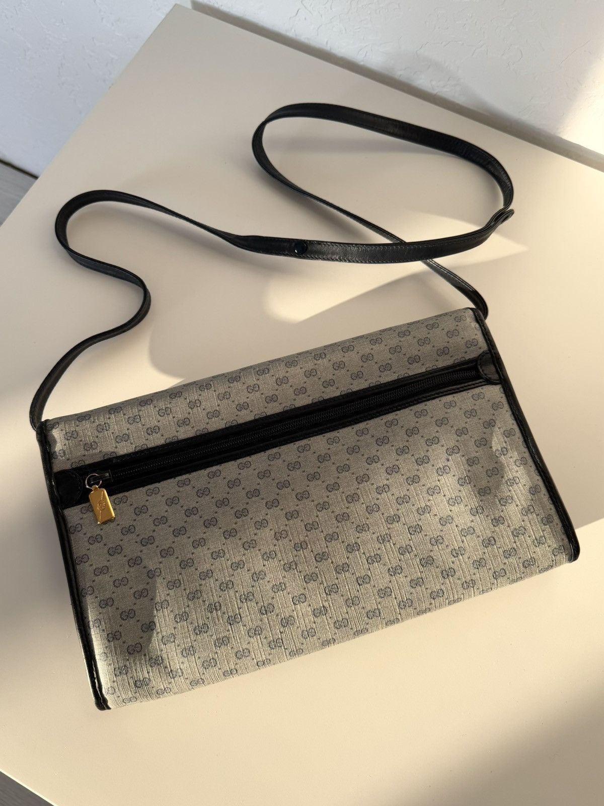 Gucci ★ GUCCI MICRO GG MONOGRAM CANVAS BAG SUPREME 90S Size ONE SIZE - 5 Thumbnail