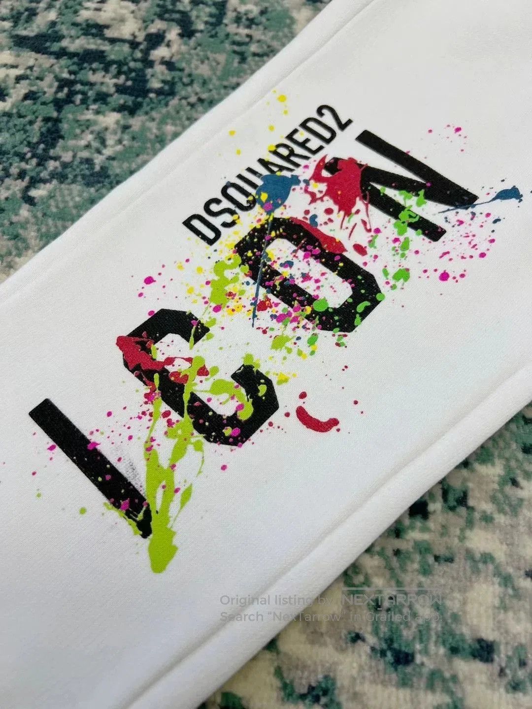 Dsquared2 Multi Colored Graphic Sweatpants. Size US 30 / EU 46 - 4 Thumbnail