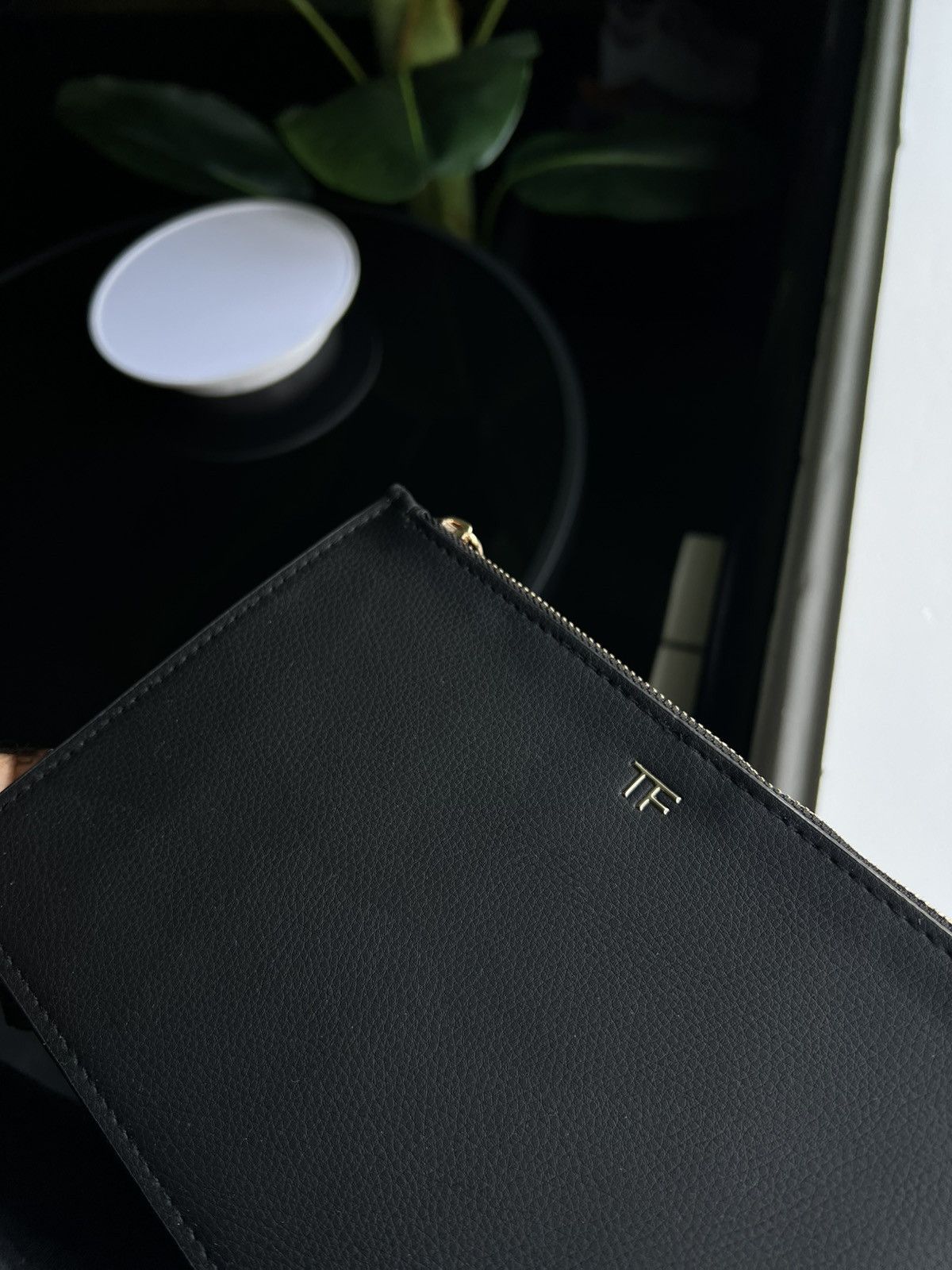 Tom Ford Tom Ford TF Logo Makeup Pouch Black 20.5x14.5cm Size ONE SIZE - 7 Thumbnail