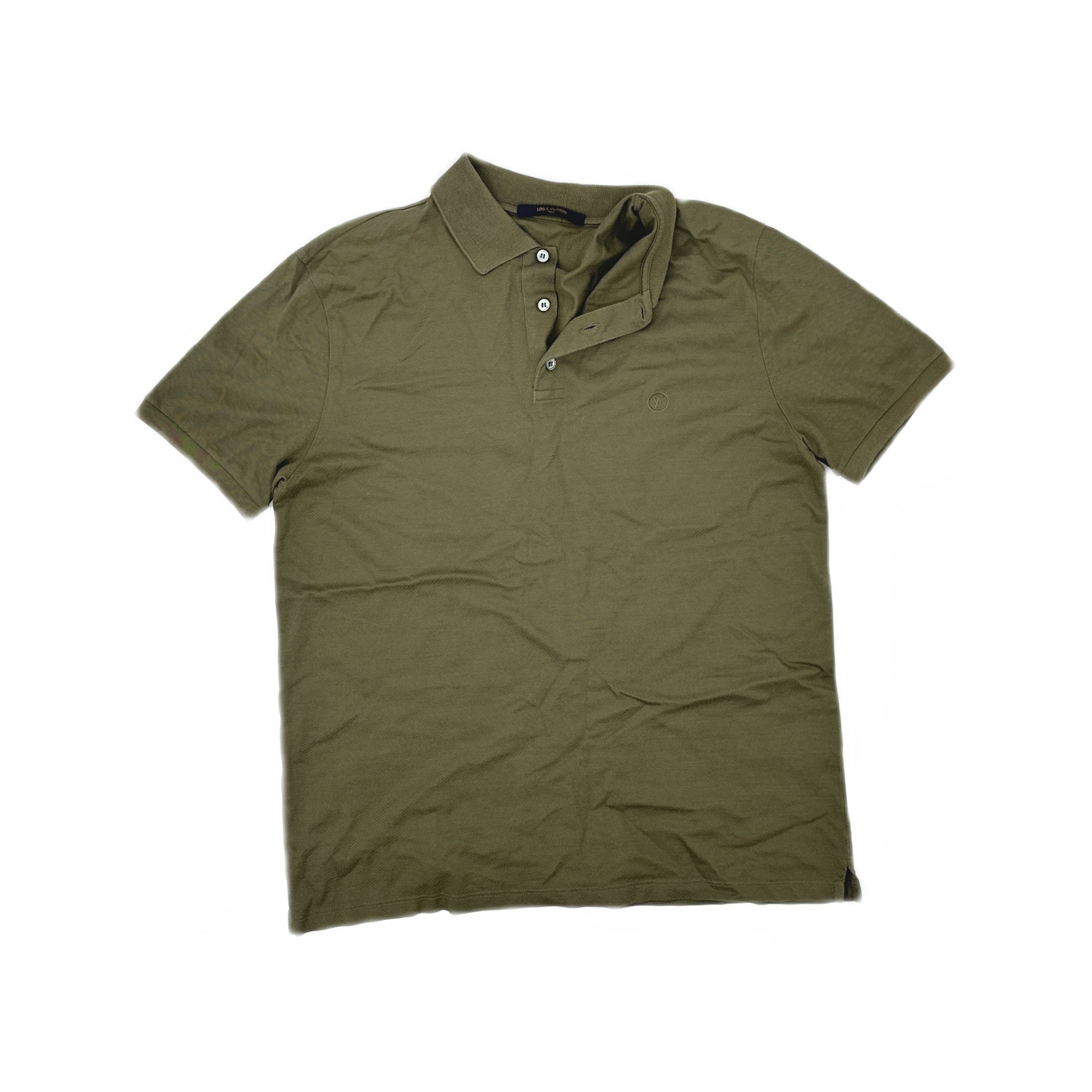 Louis Vuitton Louis Vuitton Olive Polo Shirt Size M Size US M / EU 48-50 / 2 - 1 Thumbnail