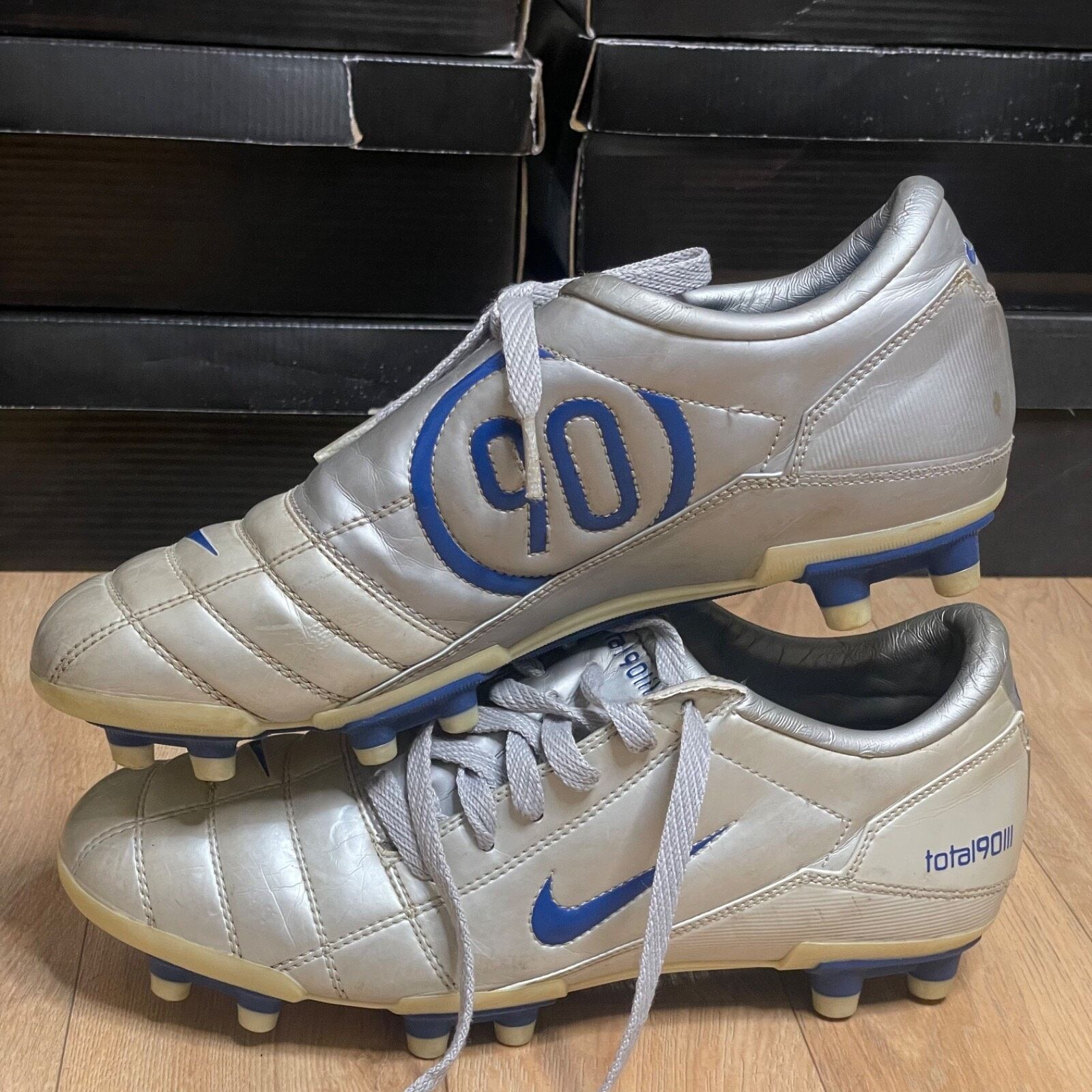 Nike vintage Nike Total 90 III Soccer Cleats 2005 football boots Size US 8 / EU 41 - 7 Thumbnail