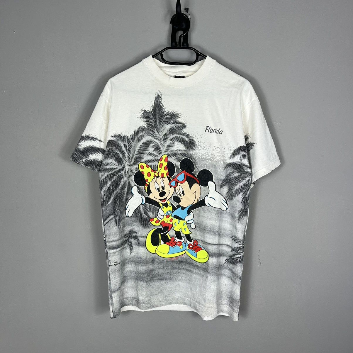 Disney 90’s Mickey Mouse Disney Florida aop funny print t-shirt tee Size US M / EU 48-50 / 2 - 1 Thumbnail