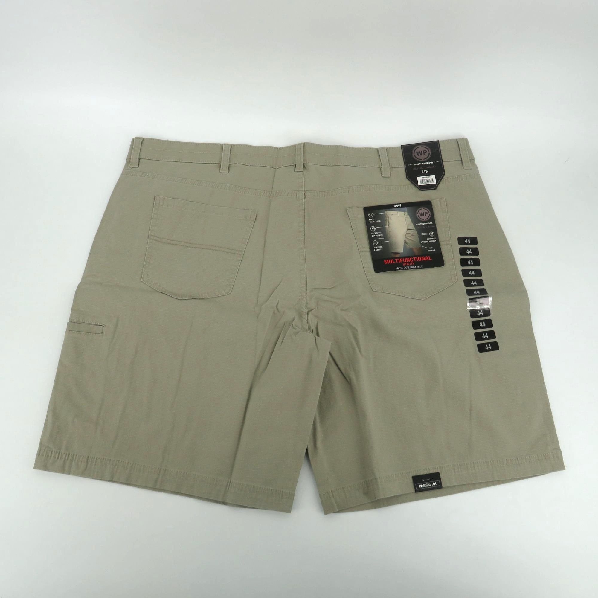 Weatherproof Weatherproof Men's Multifunctional Utility Shorts 44W Birch Size US 44 / EU 60 - 1 Thumbnail