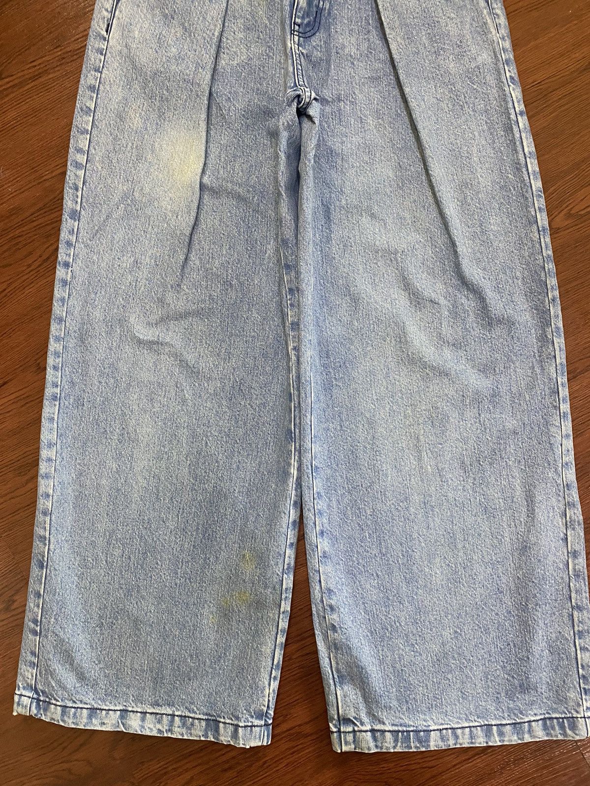 GU Vintage Japanese Brands Faded Wash Super Baggy Style Jeans Size 26" / US 2 / IT 38 - 5 Thumbnail