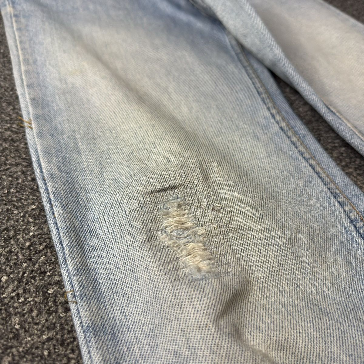 Levi's Vintage 90s Levis 606-0217 Faded Aging Distressed Denim W30 Size US 30 / EU 46 - 5 Thumbnail