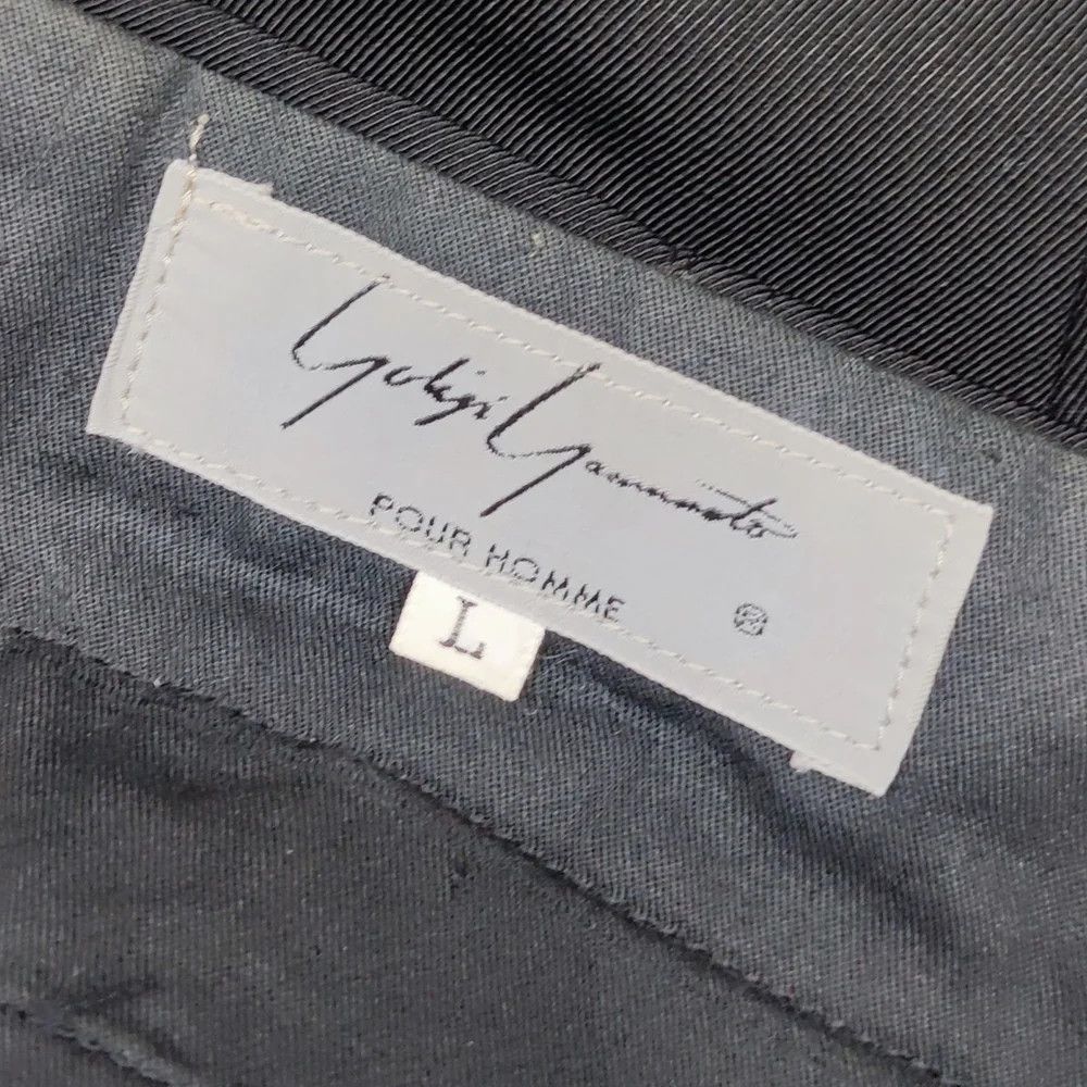 Yohji Yamamoto Yohji Yamamoto pour homme/ 80s Round Logo Scratched Pants Size US 34 / EU 50 - 4 Thumbnail