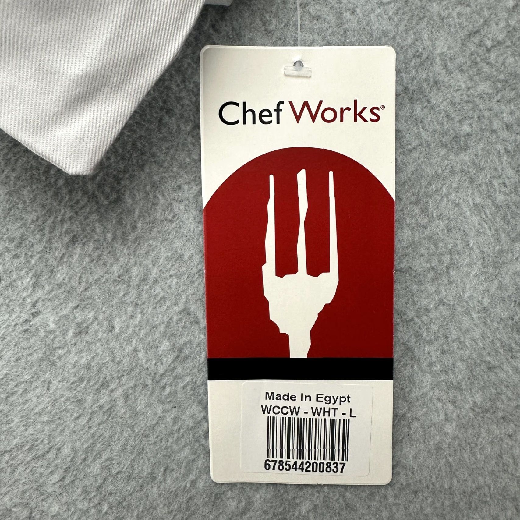 Doublet Chef Works Mens Large White Double Breasted Chef Coat Jacket NWT L Size US L / EU 52-54 / 3 - 3 Thumbnail