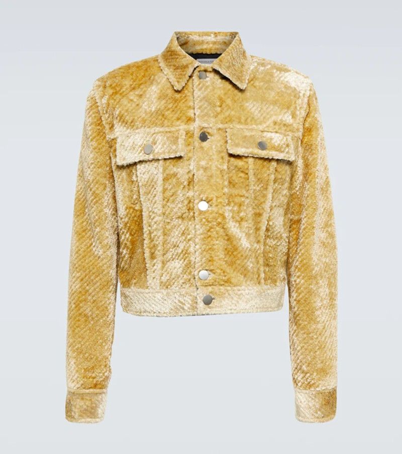 image of Bottega Veneta O1Loc1C0324 690028 Jacket Twill Butter In Yellow, Men's (Size Medium)