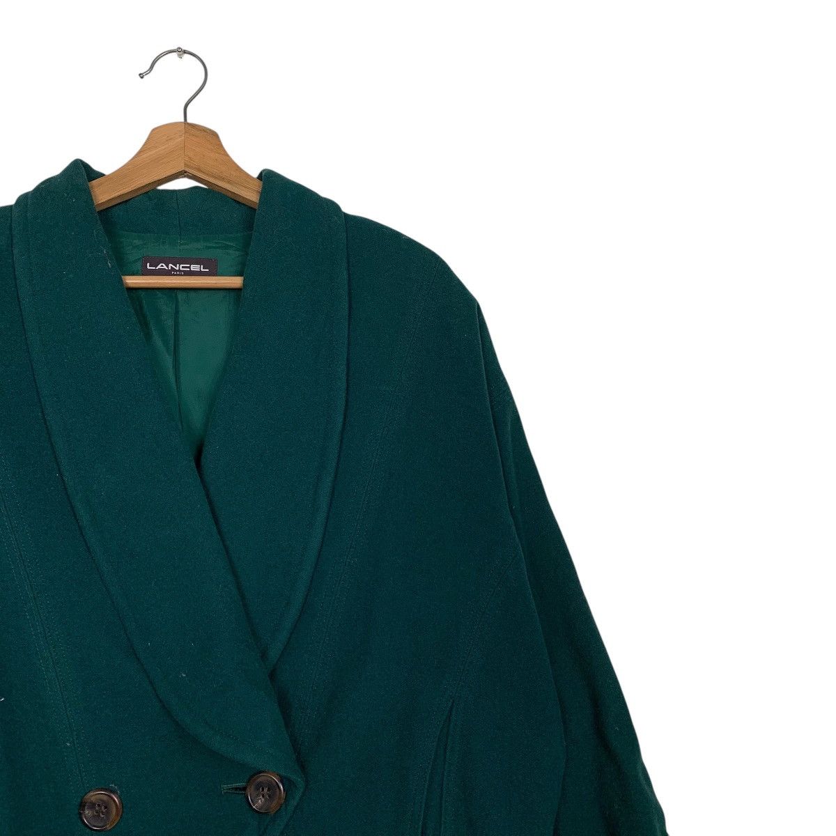 Lancel Lancel Green Wool Jacket Size M / US 6-8 / IT 42-44 - 5 Thumbnail