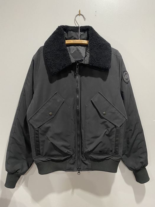 Men's bromley black hot sale label bomber jacket