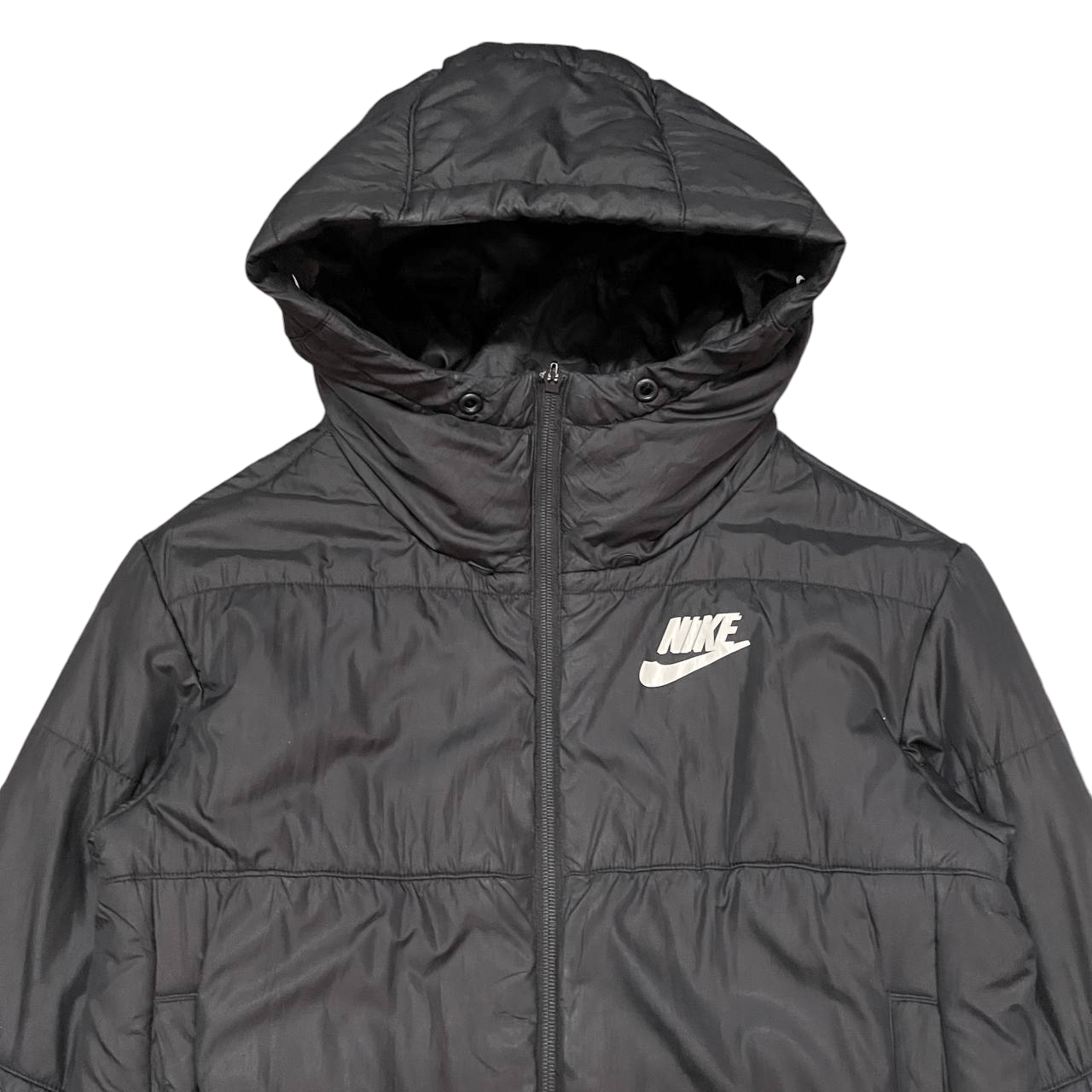 Nike Nike Puffer Hooded Jacket Black Size US S / EU 44-46 / 1 - 2 Thumbnail
